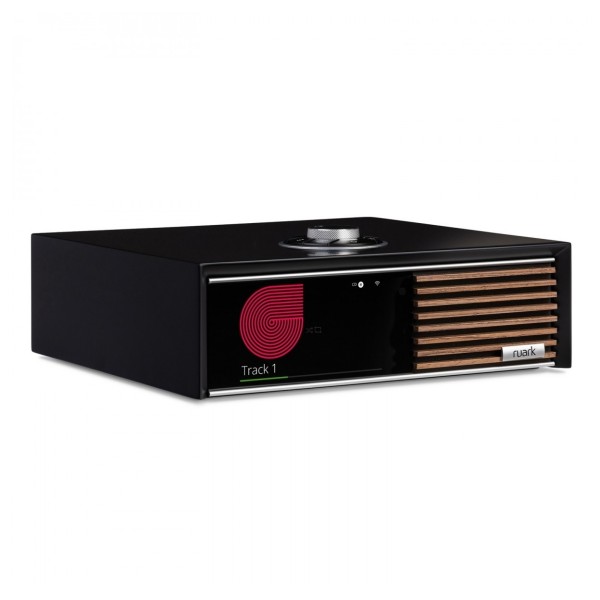 Ruark Audio R610 DAB+ Bluetooth Music Console, Charcoal - front angle 