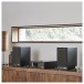 Ruark R610 Integrated Music System with Sabre-R Bookshelf Speakers (Pair), Charcoal lifestyle  2