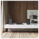 Ruark R610 Integrated Music System with Sabre-R Bookshelf Speakers (Pair), Charcoal lifestyle 3