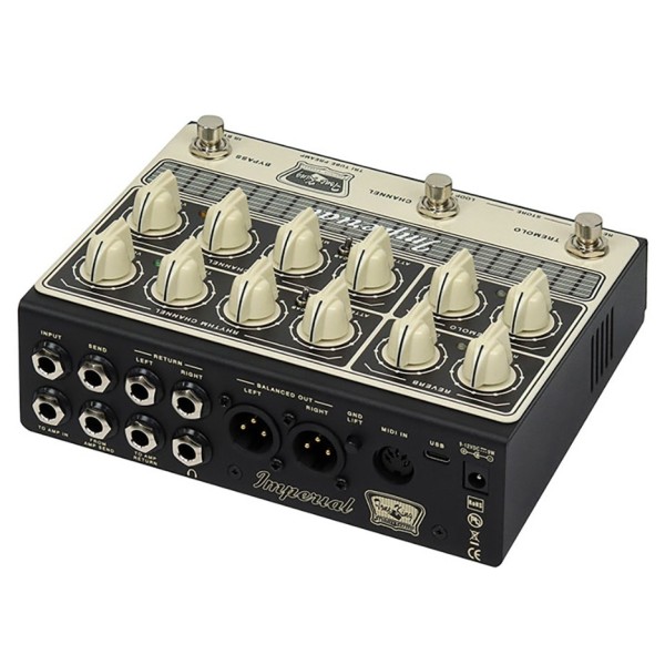 Tone King Imperial Tube Preamp Pedal - rear