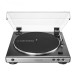 Audio Technica AT-LP60XUSB Fully Automatic Turntable, Gun Metal hero angle 