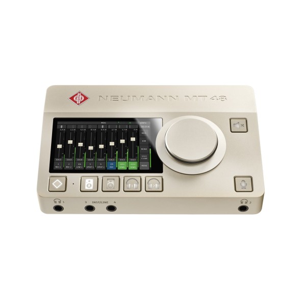 Neumann MT 48 Premium Audio Interface - Top, Angled