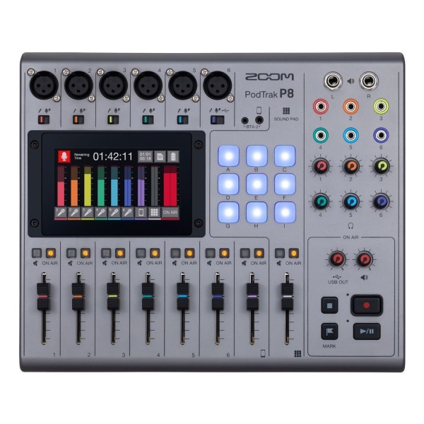 Zoom PodTrak P8 - Top