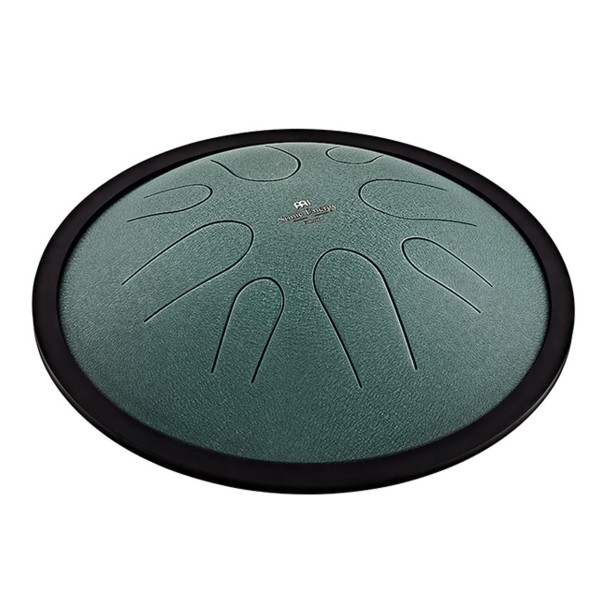Meinl Sonic Energy 10" Compact Steel Tongue Drum, B Minor, 8 Notes, 432 Hz, Dark Green