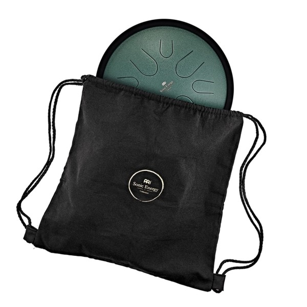 Meinl Sonic Energy 10" Compact Steel Tongue Drum, B Minor, 8 Notes, 432 Hz, Dark Green