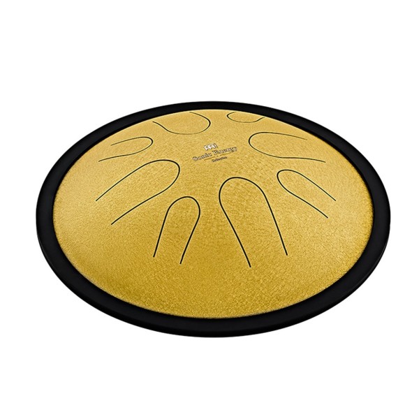 Meinl Sonic Energy 10" Compact Steel Tongue Drum, D Minor, 8 Notes, 432 Hz, Gold
