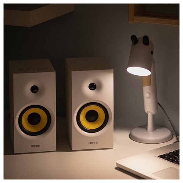 Edifier R1080BT Active 2.0 Bluetooth Bookshelf Speakers (Pair), White Lifestyle View