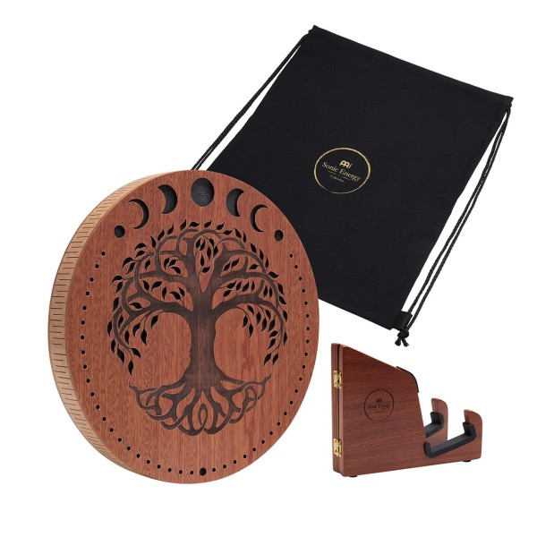 Meinl Sonic Energy 12" Rain Disk, Stream Sound, Moon Phases & Tree of Life Carving