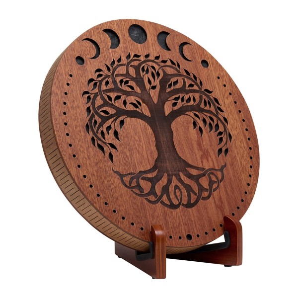 Meinl Sonic Energy 12" Rain Disk, Stream Sound, Moon Phases & Tree of Life Carving