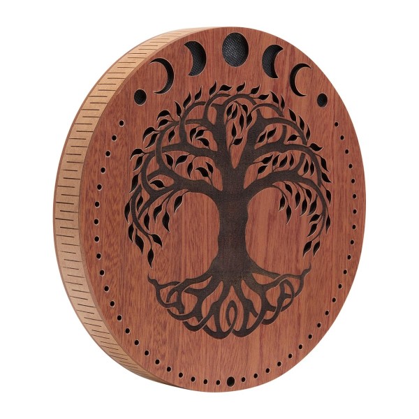 Meinl Sonic Energy 10" Rain Disk, Stream Sound, Moon Phases & Tree of Life Carving