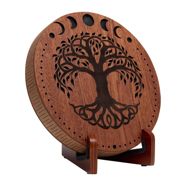 Meinl Sonic Energy 10" Rain Disk, Stream Sound, Moon Phases & Tree of Life Carving
