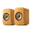 KEF LSX II Wireless Hi-Fi Speaker System (Pair), Amber Haze