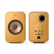 KEF LSX II Wireless Hi-Fi Speaker System (Pair), Amber Haze front and back 
