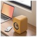 KEF LSX II Wireless Hi-Fi Speaker System (Pair), Amber Haze lifestyle  2 