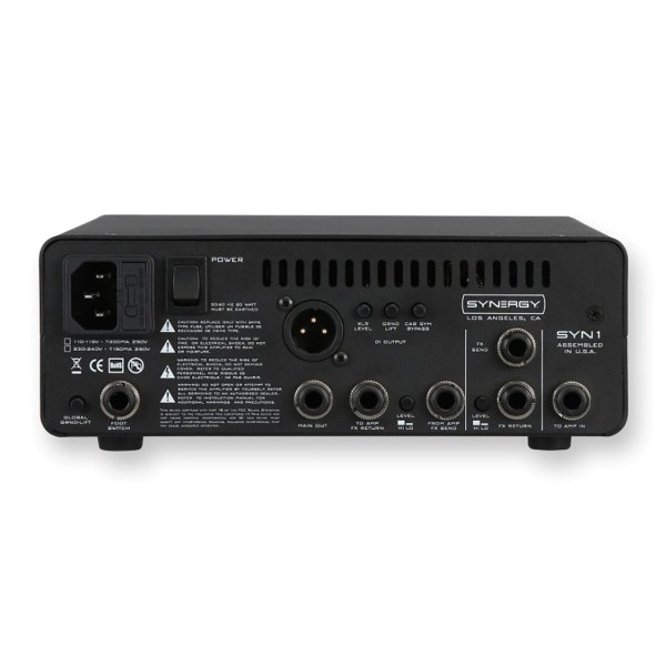Synergy SYN-1 Table Top Preamp-Slot with One Module - back