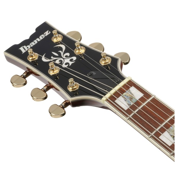 Ibanez AR420, Black Mirage Gradation - headstock