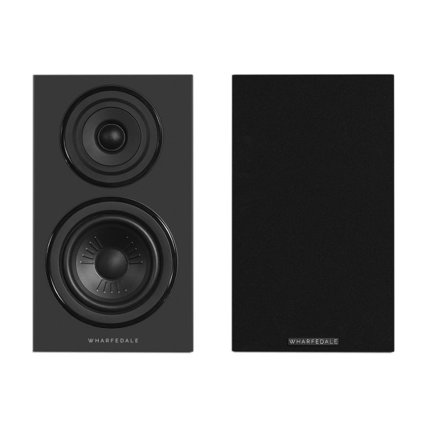 Wharfedale Diamond 12.1i Bookshelf Speakers (Pair), Black dual 