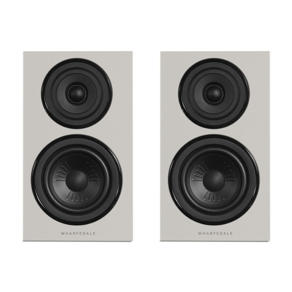 Wharfedale Diamond 12.1i Bookshelf Speakers (Pair), Grey front no grille 