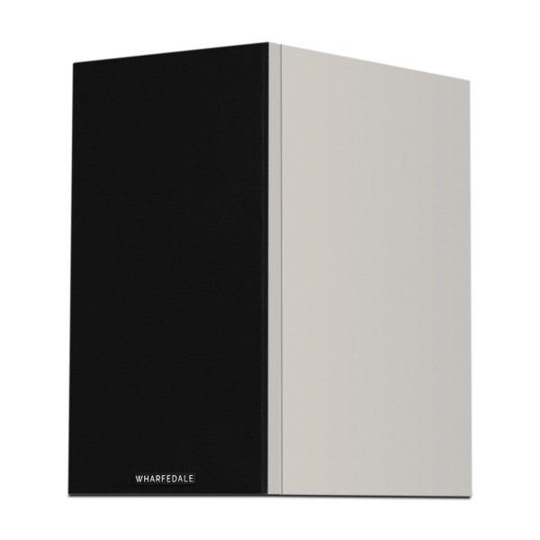 Wharfedale Diamond 12.1i Bookshelf Speakers (Pair), Grey left grille 