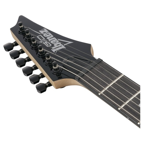 Ibanez GRG120QASP, Black - headstock