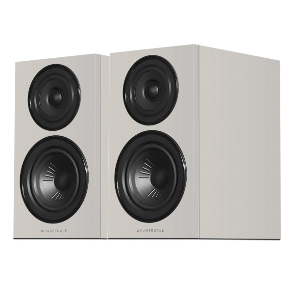 Wharfedale Diamond 12.1i Bookshelf Speakers (Pair), Grey - dual angle 