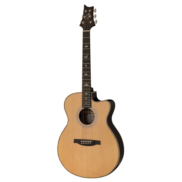 PRS SE A40E Angelus Electro Acoustic, Natural (2026) - side view