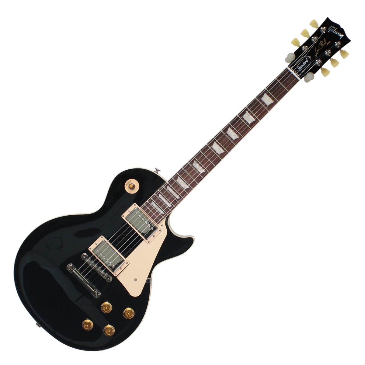 Click to view product details and reviews for Gibson Les Paul Standard 50s Plain Top Ebony Top Ex Demo.