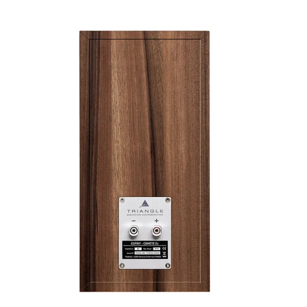 Triangle Comete EZ Bookshelf Speakers (Pair), Chestnut rear 