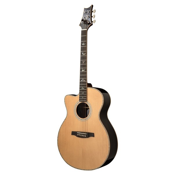 PRS SE A60 Angelus Electro Acoustic Left Handed, Natural (2026) - side view