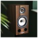 Triangle Comete EZ Bookshelf Speakers (Pair), Black Ash - lifestyle 1 