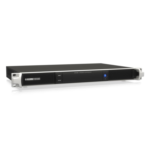 Klark Teknik DF1000 Fully-Automatic Dual-Channel Feedback Suppressor, Front Angled Right