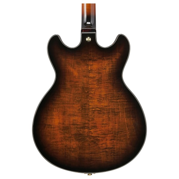 Ibanez ASH300, Tobacco Brown - back of body