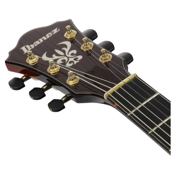 Ibanez ASH300, Tobacco Brown - headstock