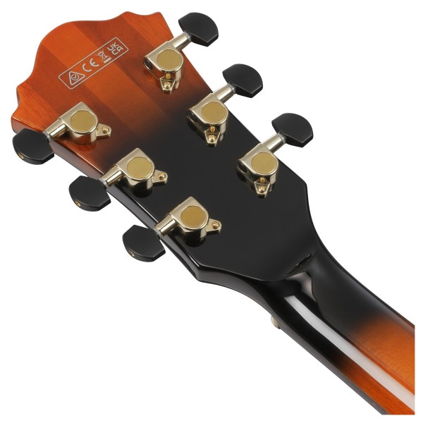 Ibanez ASH300, Tobacco Brown - back of headstock