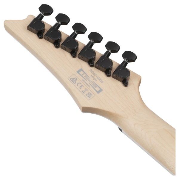Ibanez RG421DX, Twilight Shade - back of headstock