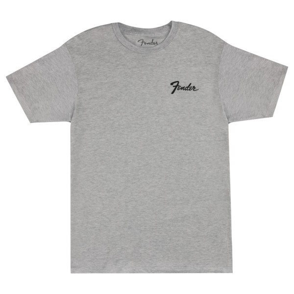 Fender Transition Logo Tee, Athletic Gray, L