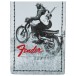 Fender Vintage Luggage Tag, Motorcycle - design close up