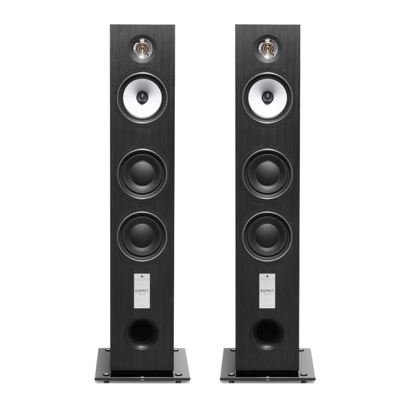 Triangle Antal EZ Floorstanding Speakers (Pair), Black Ash - front 