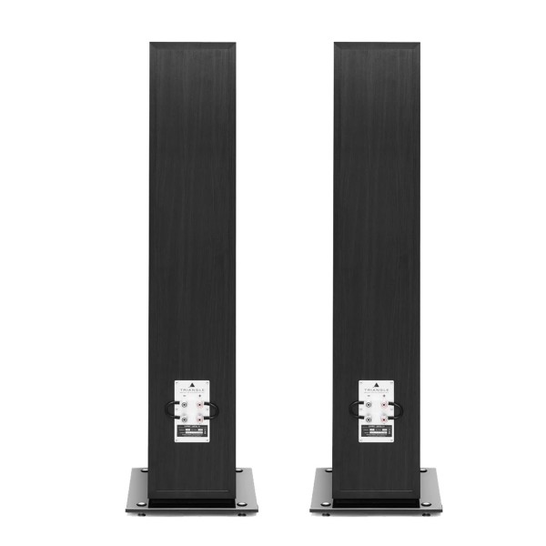 Triangle Antal EZ Floorstanding Speakers (Pair), Black Ash - rear 