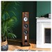 Triangle Antal EZ Floorstanding Speakers (Pair), Black Ash - lifestyle 1 