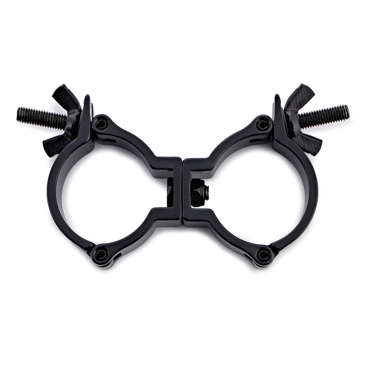 Click to view product details and reviews for Double Half Coupler Clamp By Gear4music 48 51mm Black.