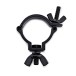 Half Coupler Clamp in Black by Gear4music, 48-51mm