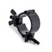 Half Coupler Clamp in Black by Gear4music, 48-51mm