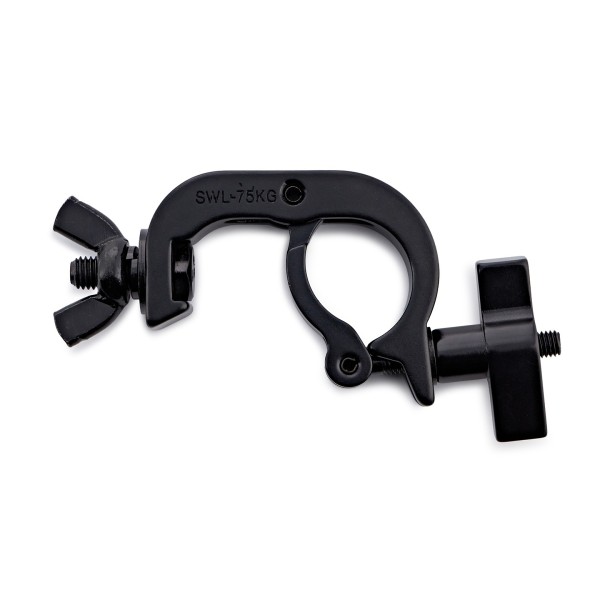 Self Locking Clamp by Gear4music, 32-35mm, Black