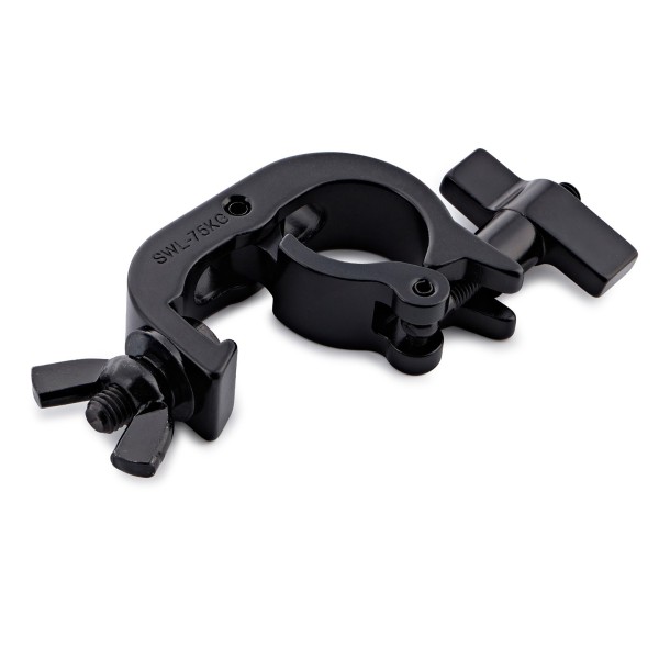 Self Locking Clamp by Gear4music, 32-35mm, Black