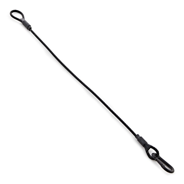 Lighting Safety Rope in Black by Gear4music, 600mm, 15kg SWL