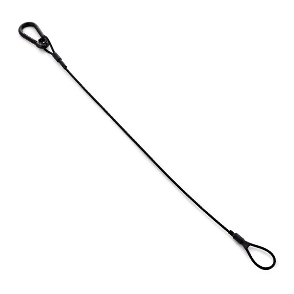 Lighting Safety Rope in Black by Gear4music, 500mm, 5kg SWL
