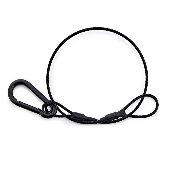 Lighting Safety Rope in Black by Gear4music, 500mm, 5kg SWL