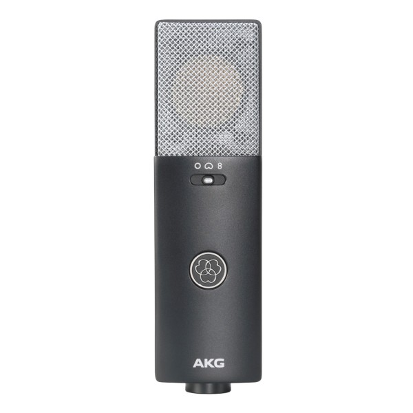 AKG C114 Large Diaphragm Multi-Pattern Condenser Microphone, Front