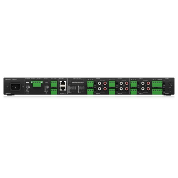 Lab Gruppen CMA2402 2 x 240W 8-Channel Commercial Mixer Amplifier - Rear 1